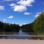 "Prästbron" eli pappilan silta Alavetelissä sekä Perhojoki, matkalla Seljekseen