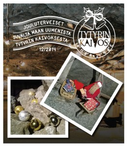 Tytyrin Kaivosmuseon joulumaailma 2. – 5.12. Kuva: Lohjan matkailu