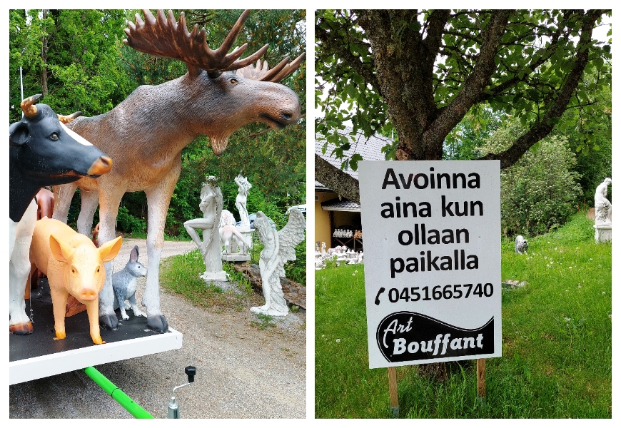 Art Bouffant, patsasnäyttely, Muurla